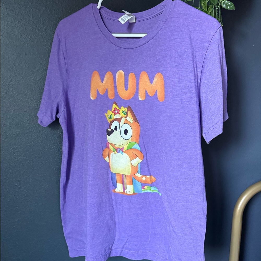 Purple Bluey Mum Shirt